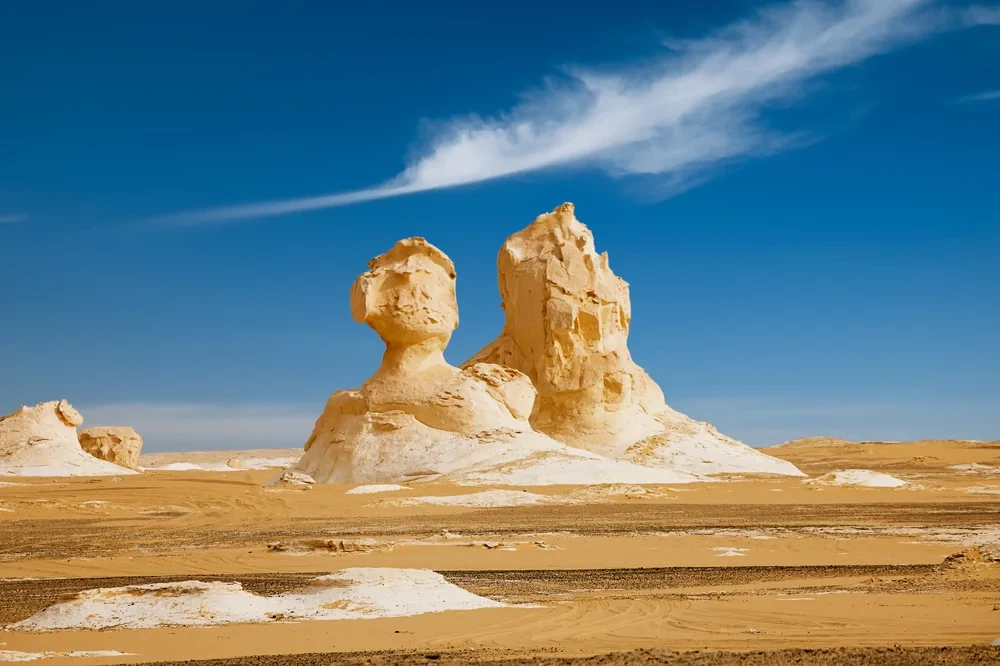 Scenic White Desert landscape
